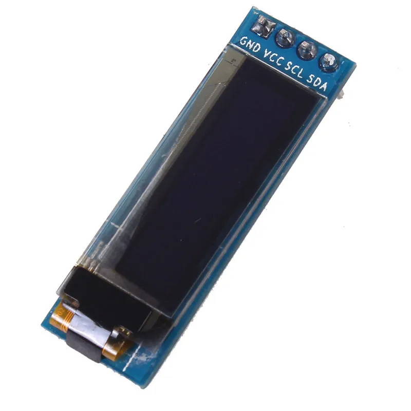 OLED дисплей 0,91 дюймов для Arduino Белый Синий 0,9" 128x32 OLED lcd IIC igc серийный 4PIN 3,3-5 в SSD1306 Драйвер IC коммутационный модуль