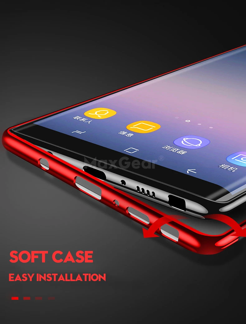 MaxGear Роскошный прозрачный чехол для samsung Galaxy S6 S7 Edge S8 S9 S10 Plus S10E Coque чехол для samsung Galaxy Note 8 Note 9 чехол