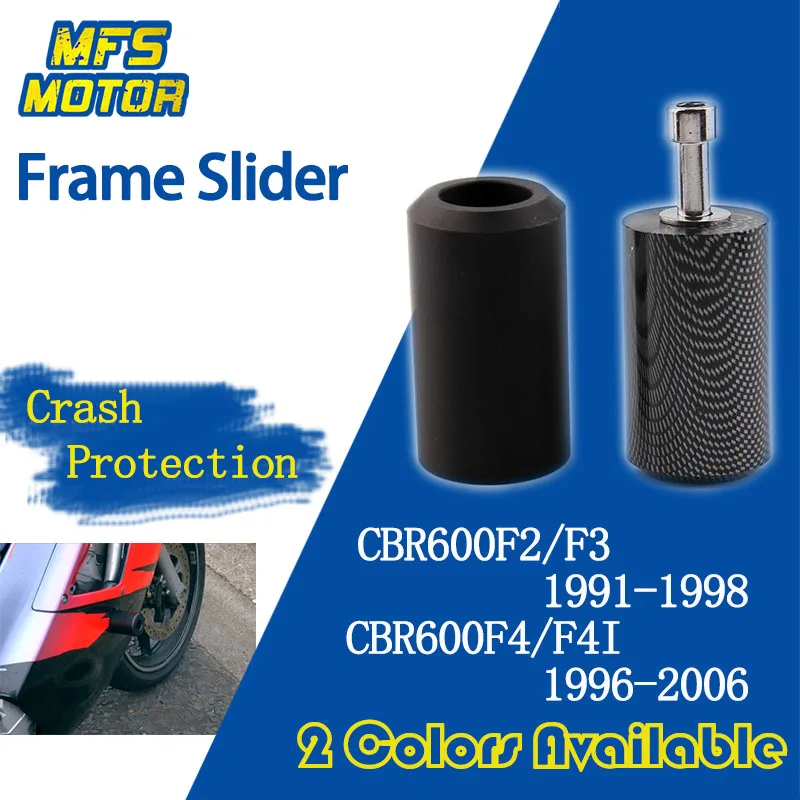 Для Honda CBR600 CBR 600 F2 F3 F4 F4I 91-98 96-06 без рамки слайдер Краш колодки Защита от падения 1991