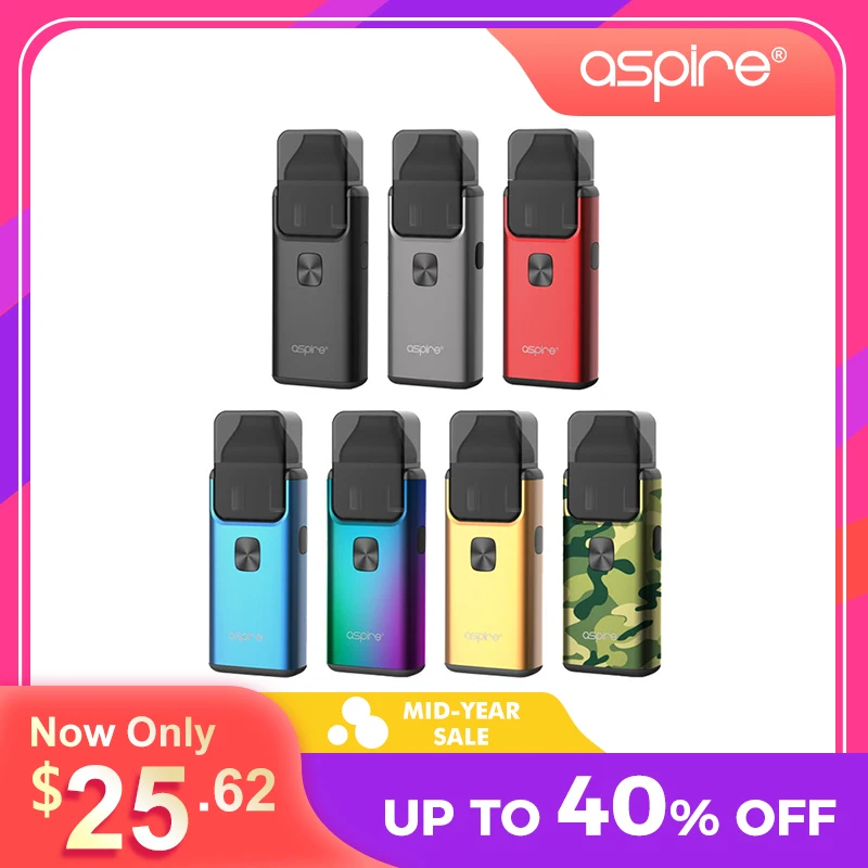

Original Aspire Breeze 2 AIO AVP Vape Kit 1000mAh Battery 3ml/2ml Tank Atomizer electronic cigarette Vaporizador VS smok nord