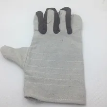 Перчатки из ткани, двойные уплотненные перчатки для безопасности работы, Нескользящие износостойкие Заводские электросварочные перчатки