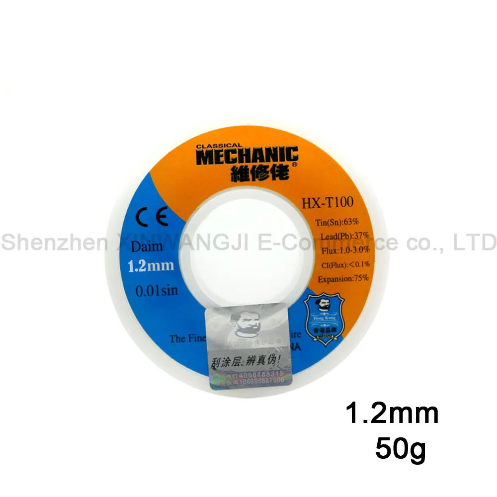 

MECHANIC Precision Rosin Core Solder Wire Flux 1.2mm High Purity Low Melting Point Electronics Devices Soldering Repair Tin Line