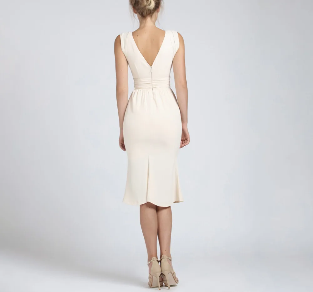 DARLA DRESS BEIGE-4 