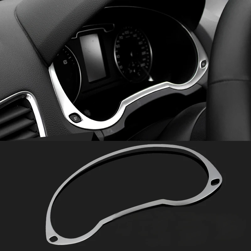 

2016 Stainless Steel Car Styling Dashboard Sequins Cover Decorative Frame Sequins Cover For Audi Q3 2013-2016 Decoration Sequins