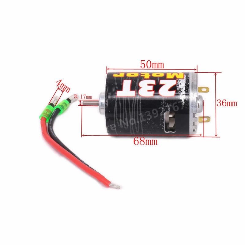 RC Car 540 Brushed 23T Motor For 1/10 