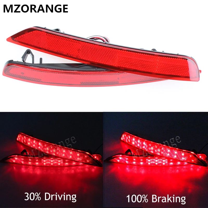 MZORANGE 1 Set Red LED car styling rear light tail light For Subaru Forester impreza legacy