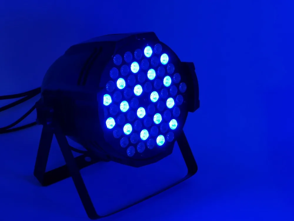 2 шт./алюминий 60X3W led par Светильник rgbw Par dmx512 плоский R12 G18 B18 W12 Профессиональный