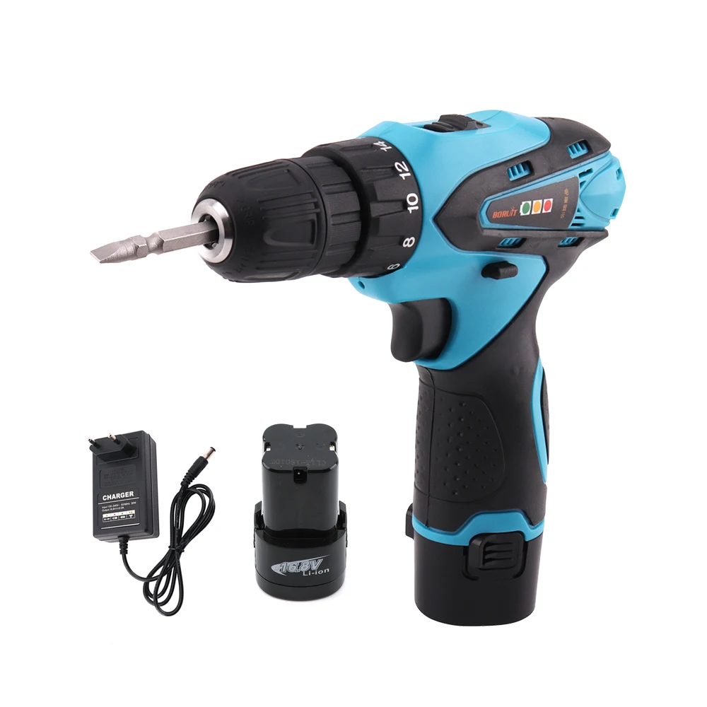 

Multi-function Power Tools BORUiT Electric Screwdriver Cordless Electric Drill with Rechargeable 16.8V Lithium Battery