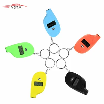 

New Mini Keychain Portable Digital LCD 2-150 PSI Tire Tyre Wheel Air Pressure Gauge Tester Procession Tool Tire pressure monitor