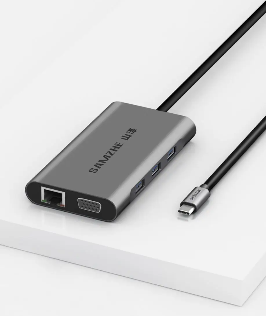 SAMZHE USB концентратор типа C к HDMI RJ45 кардридер адаптер USB3.0 концентратор для MacBook samsung Galaxy S9/Note 9 huawei P20 Pro