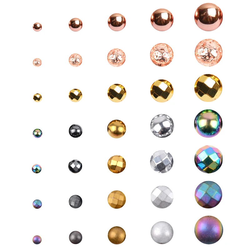 

Wholesale 4 6 8 10mm Natural Round Rose Gold Silver Hematite Stones Loose Beads for Diy Jewelry Making Bracelet Accessories 15"