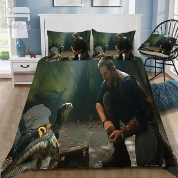 

Lovely Dinosaur 3D Bedding Set Printed Duvet Cover Set Queen King Twin Size