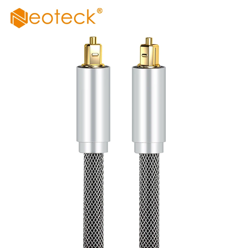 

Neoteck Gold Plated 1.8m Digital Optical Audio Cable SPDIF Toslink Fiber Audio Cable SPDIF Cable for Amplifiers Blu-ray Player