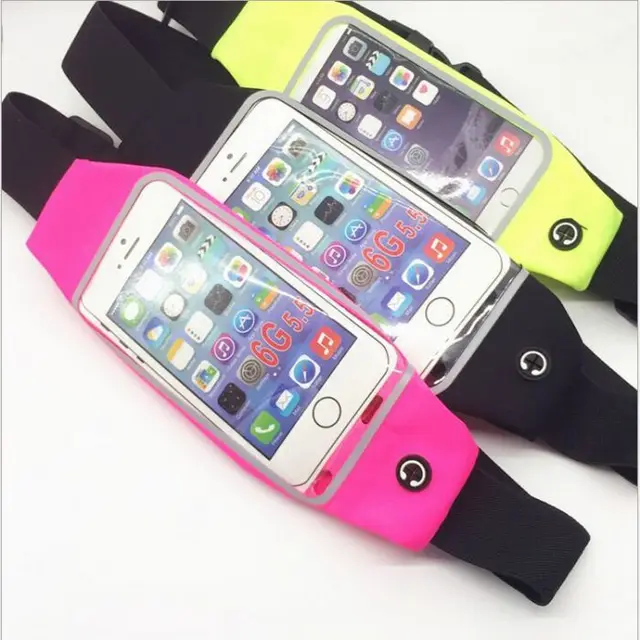 Outdoor Sports Running Waist Phone Bag Case Gym Waterproof phone Wallet