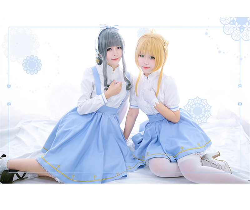

Japanese Anime Card Captor SAKURA DAIDOUJI TOMOYO Cosplay Costume Hot Sale Beautiful Dress