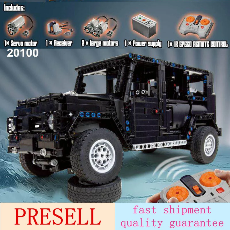 

Lepin Technic 20100 MOC 2425 G500 AWD RC Motors Model Compatible With Legoing Building Blocks Bricks Gifts Educational Toys