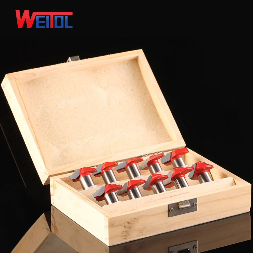 Weitol 1 коробка 12 7 мм режущие инструменты для дерева CNC карбидные наконечники