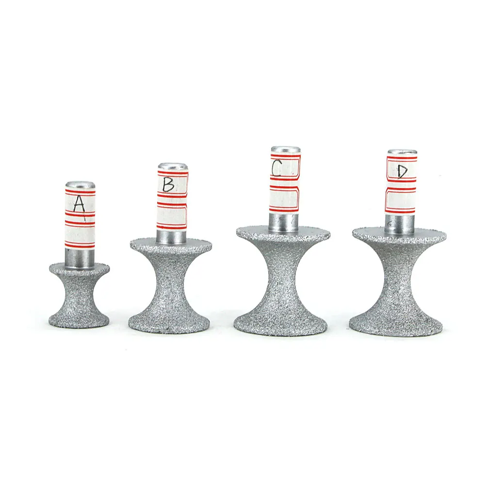 Brazed diamond semicircular stone trimming wheel (11)