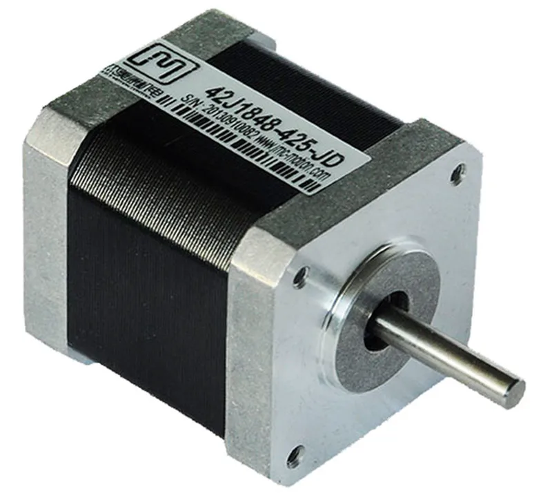 Nema 17 2 фазы 0.44N. m 62ozf. in шаговый двигатель 42 мм рама 5 вал 42J1848 425 JMC|nema stepper motors|motor locknema