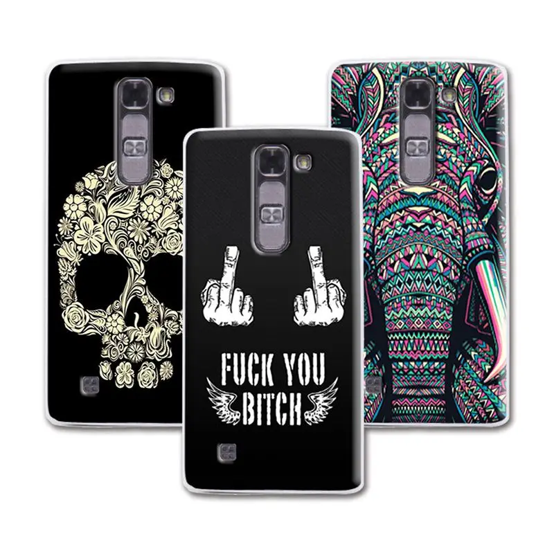 

12 Styles New Arrival Dark Man's Case For LG G4C G4 mini, Hard Plastic For LG Magna C90 H502F H500F Cover Free Pen
