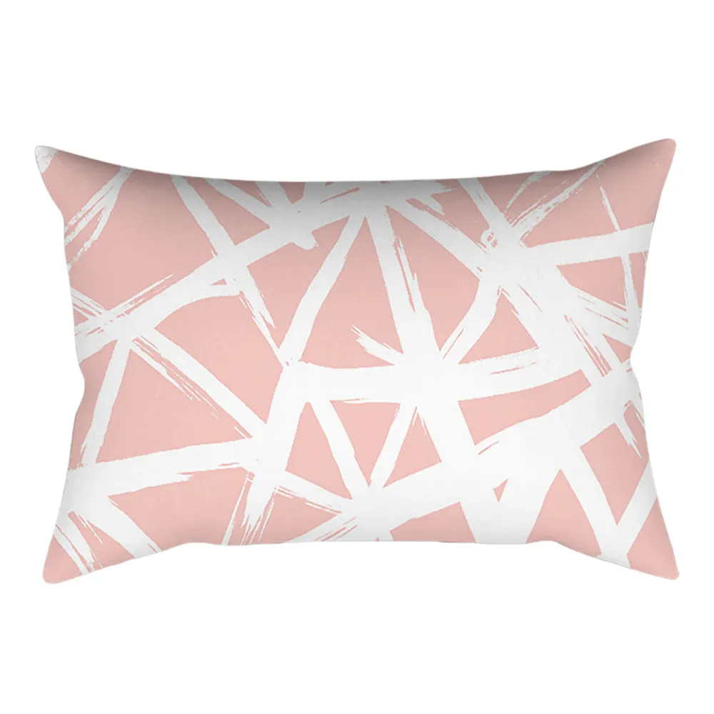 Rose Gold Pink Cushion Cover Square Pillowcase Home Decoration(30cm X
