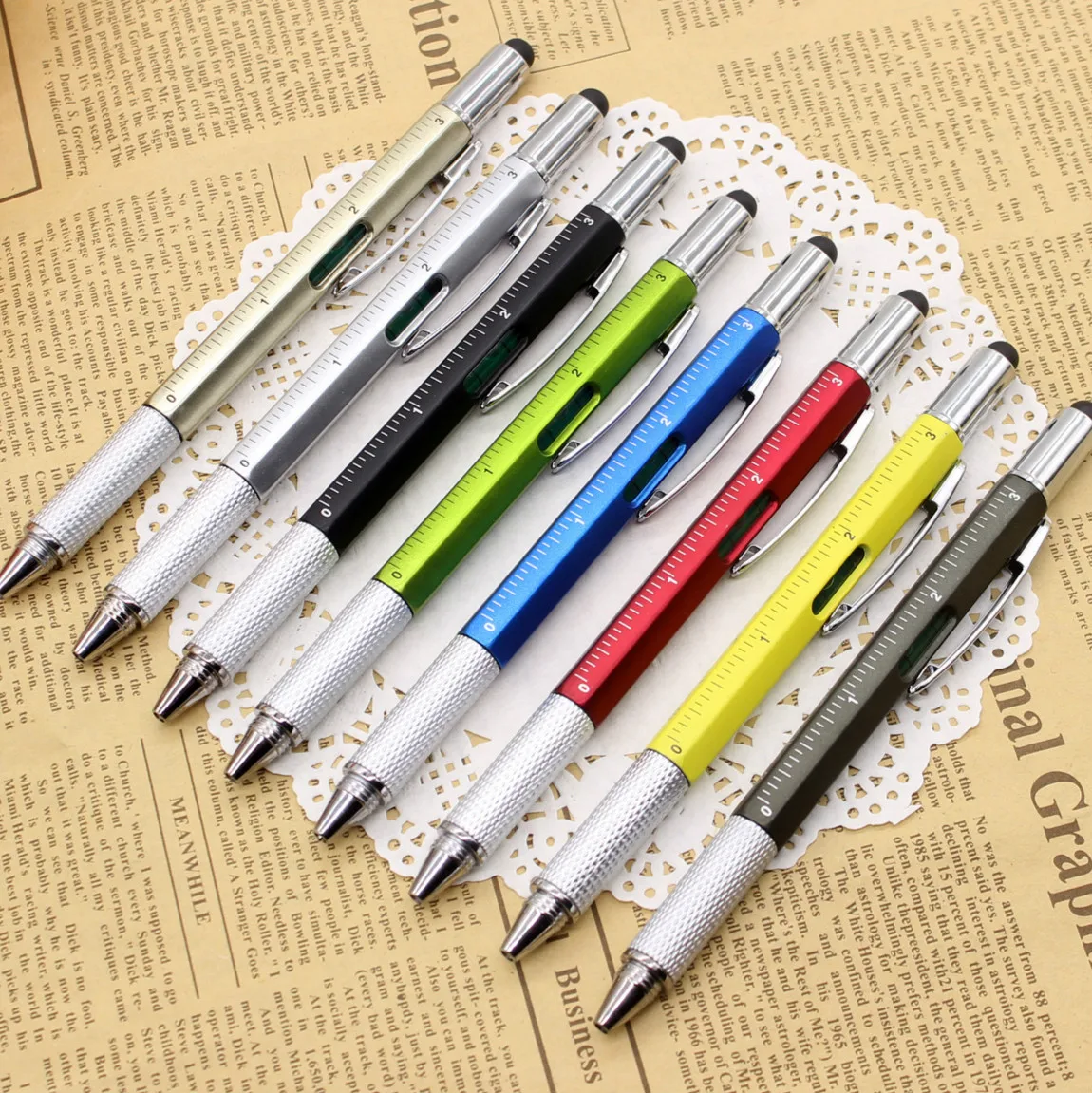 1pcs Novel Multifunctional Screwdriver Gel Pen Touch Screen Gel Pens