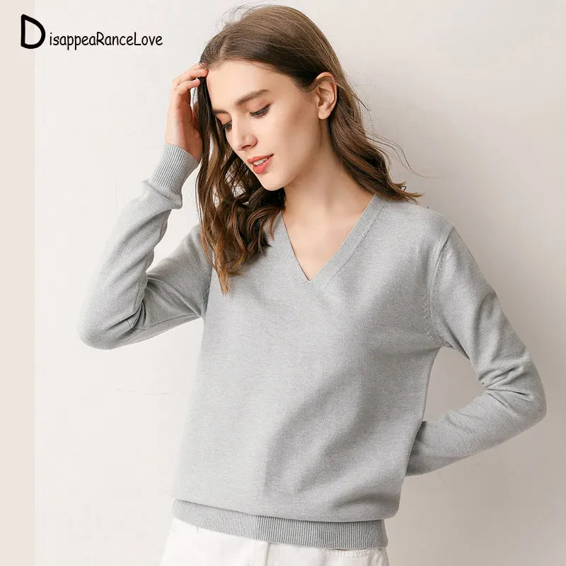 2019 Thick Soft Cashmere Large V-neck Sweaters and Pullovers Women Autumn Winter Jumper Sweater Female Top Knitted Brand 2019 Thick Soft Cashmere Large V-neck Sweaters and Pullovers Women Autumn Winter Jumper Sweater Female Top Knitted Brand