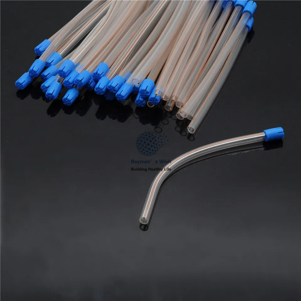 10 PCS Dental Disposable Saliva Ejector Suction Tips Aspirator Nozzles