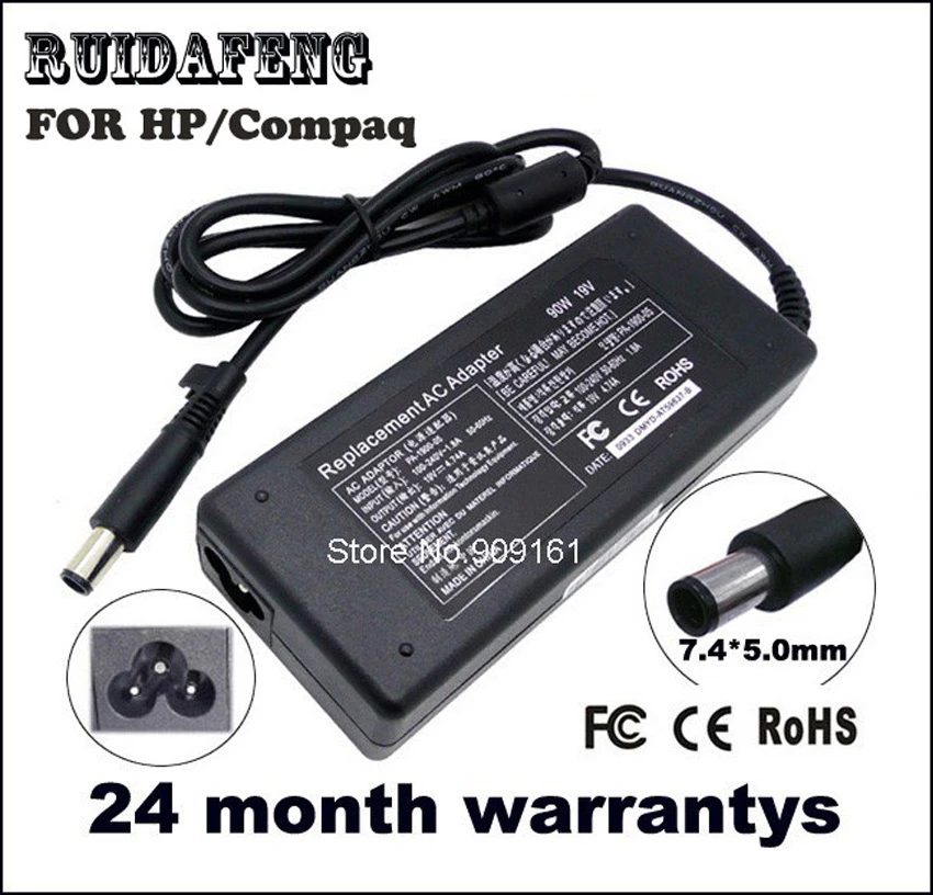 Laptop Ac Adapter For Hp Compaq Charger 19v 4 74a 90w Business Notebook 2230s 2510p 2710p 6510b 6515b 6530b 6535b Adapter For Hp Laptop Ac Adapterac Adapter Aliexpress