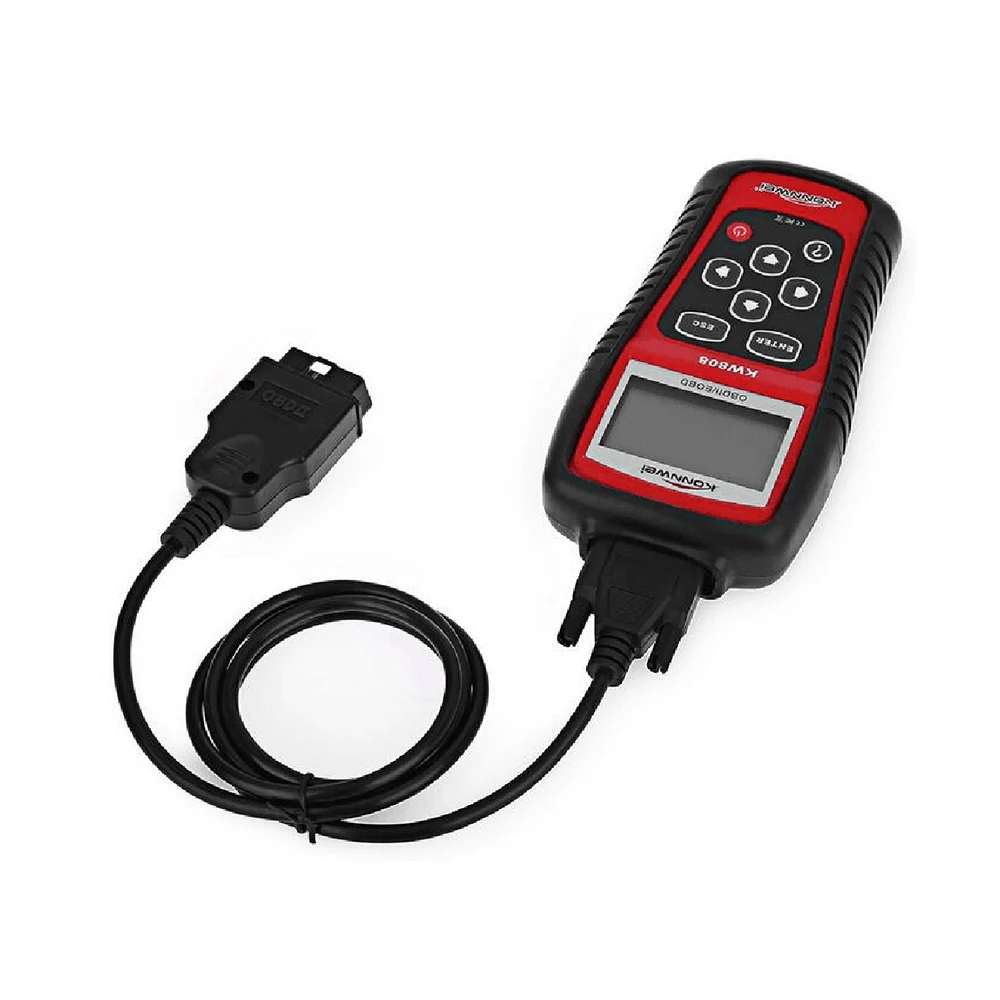 Автомобильный сканер Konnwei KW808 считыватель кодов MS509 EOBD/OBD2 инструмент для сброса