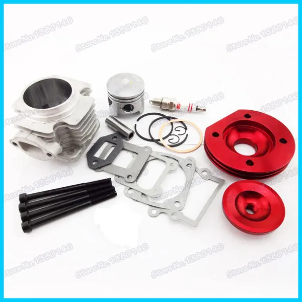 

Red Mini Motor 44mm 2 grooves Big Bore Kit Set For 47cc 49cc Mini Dirt Pit ATV Quad Pocket Bikes