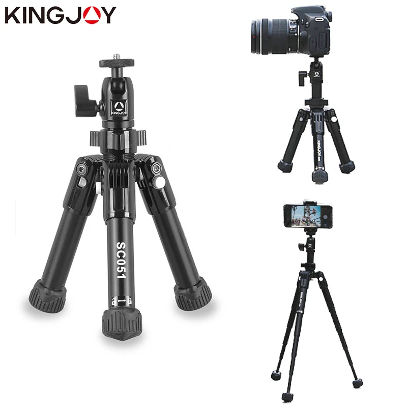 

KINGJO Official SC051 Mini Camera Table Tripod For Phone Gorillapod Mobile Tripe Para Movil Aluminum Tripode Stand Selfie Stick
