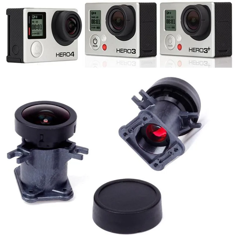 Аксессуары для экшн камеры 12Mp Ir объектив Gopro Hero 4 3 + 150 градусов стекло ультра