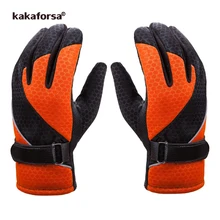 Kakaforsa женские зимние теплые лыжные перчатки утолщенные ветрозащитные непромокаемые зимние перчатки на открытом воздухе Нескользящие велосипедные сноубордические лыжные перчатки