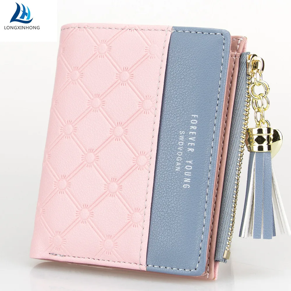 

Fashion Tassel Short Small Leather Wallet Women New Portomonee Cuzdan Card Holder Money Bag Coin Purse Portfolio Purses Kashelek