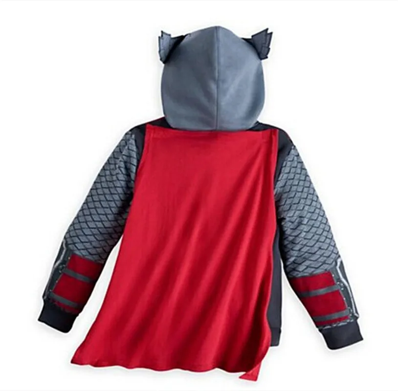 amazing  Children's Hoodies Cartoon Avengers Marvel Superhero Iron Man Thor Hulk Captain America Spiderman S