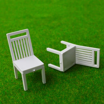 

architecture Scenery 1/30 ABS plastic Chair Miniature Scale Model Chair for model train layout