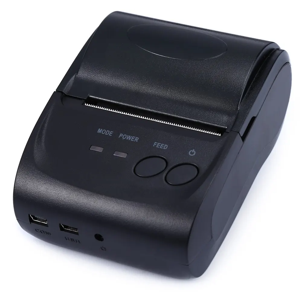 

ZJiang ZJ-5802LD 58mm 203DPI Thermal Receipt Printer Mini Portable Android Bluetooth 2.0 Printer for Supermarket