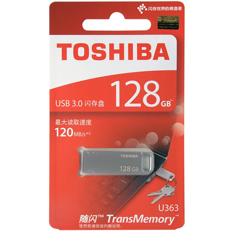 TOSHIBA USB флеш-накопитель USB3.0 U363 32 Гб usb флешка 64 Гб chiavetta usb 128 ГБ металлическая Водонепроницаемая ручка-накопитель устройство для хранения pendriv