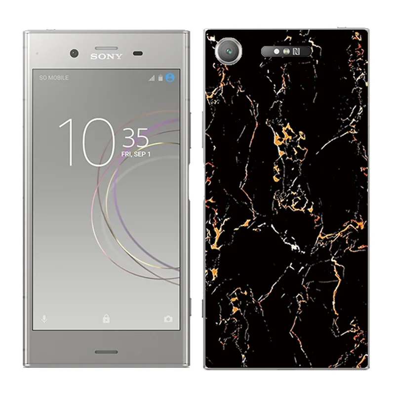 Защита для sony Xperia XZ1 5," Мягкий силиконовый чехол-накладка на заднюю панель для телефона для sony Xperia XZ1 чехол s Focus окрашенный чехол - Цвет: 18