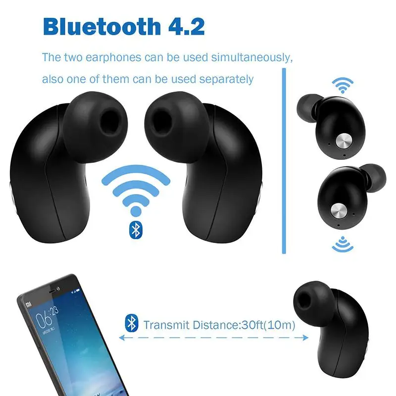 EastVita IP010 мини TWS беспроводные гарнитуры с микрофоном наушники в ухо CRS 4 2 Bluetooth