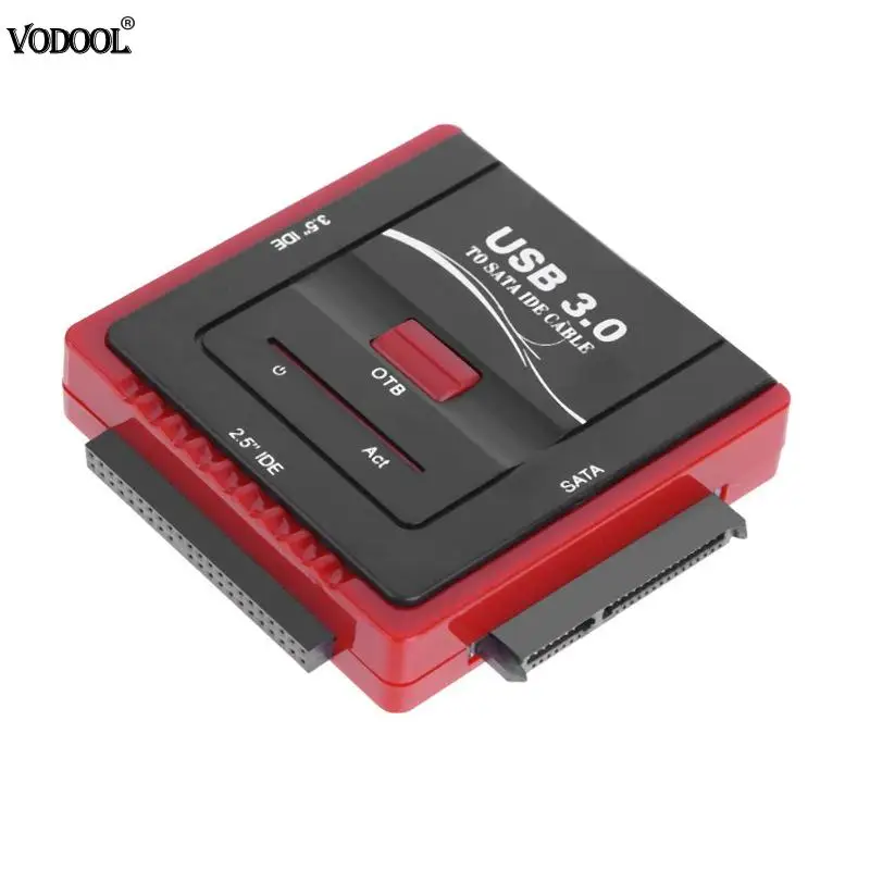 

USB3.0 to SATA/IDE Hard Drive Converter for 2.5/3.5 HDD/SSD Hard Drive Disk with Universal Travel AC Wall Power Adapter