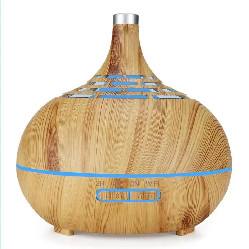 400ml WiFi Timing Ultrasonic Aroma Diffuser Air Humidifier 7 Color Change LED Night light Mist Humidifier for Home Office