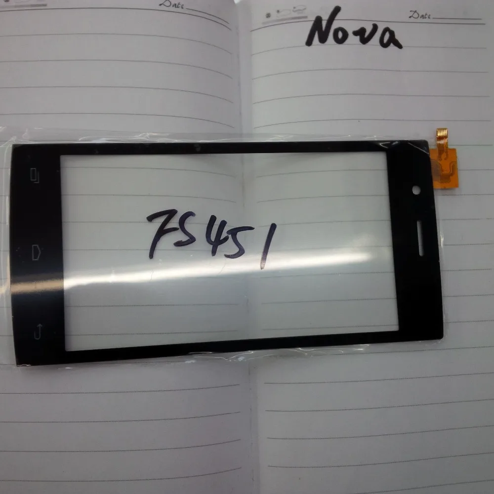 

5Pcs/Lot FS 451 Sensor Touch Panel Repair Parts For Fly FS451 Nimbus 1 Digitizer Screen Lens ; Free Shipping