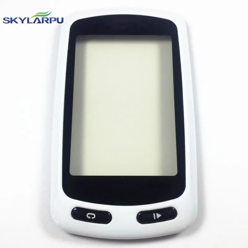 

Skylarpu white Capacitive Touchscreen for Garmin Edge 810 GPS Bike Computer Touch screen digitizer panel (with White frame)