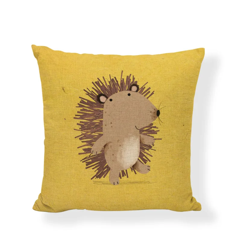 Cushion Covers Love Hedgehog Cartoon Print Cotton Linen Wedding Decor Car Seats Kids Birthday Camping Square Throw Pillow Cases Cushion Covers Love Hedgehog Cartoon Print Cotton Linen Wedding Decor Car Seats Kids Birthday Camping Square Throw Pillow Cases