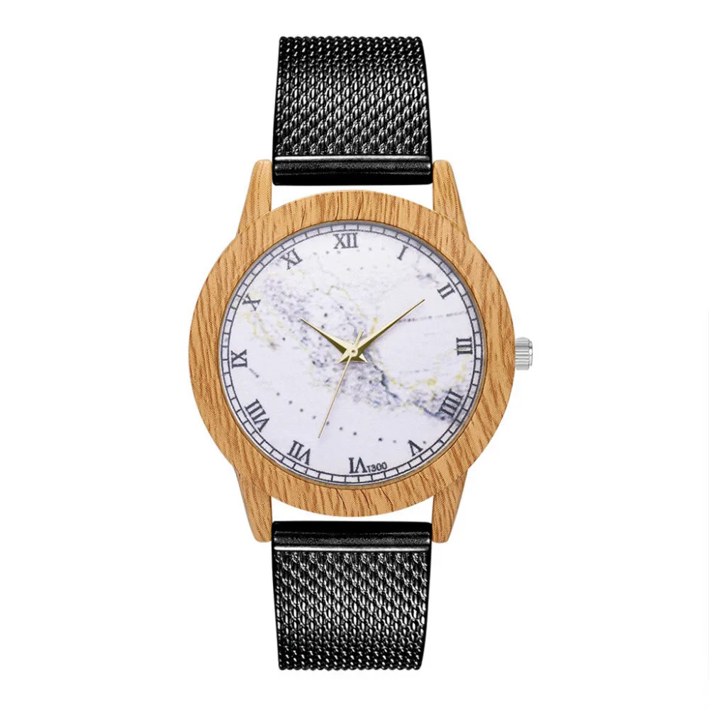 Fashion Nature Wooden Grain Leisure Minimalism Dial Silicone Strap Quartz Watch Classic Casual Wrist Watch Gifts Dropshipping