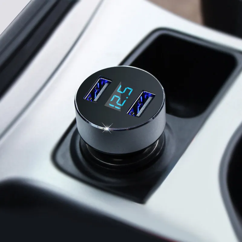 Автомобильное зарядное устройство а быстрая зарядка 5 В двойной USB порт