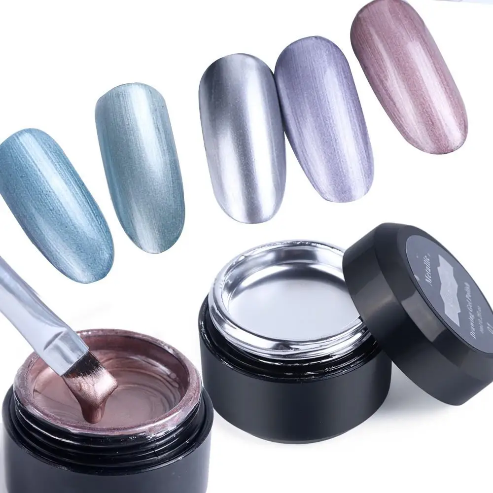 

Mirror Nail Gel Polish Magnetic Cat Eye Wire Drawing Lacquer Painting Decoration Varnish Pulling Silk UV Gel Nail Art Edge Glue
