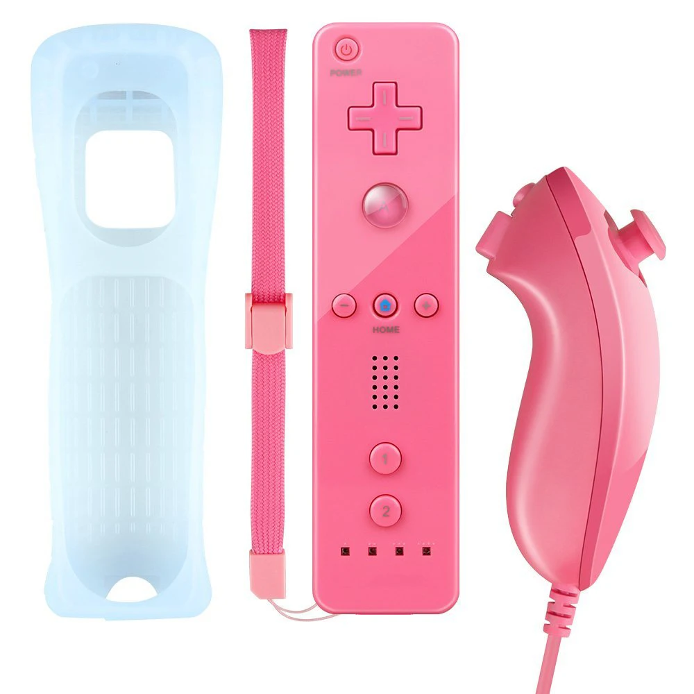 For Nintend Wii Wireless GamePad Remote Controle Without Motion Plus+Nunchuck Controller Joystick For Nintendo Wii Accessories